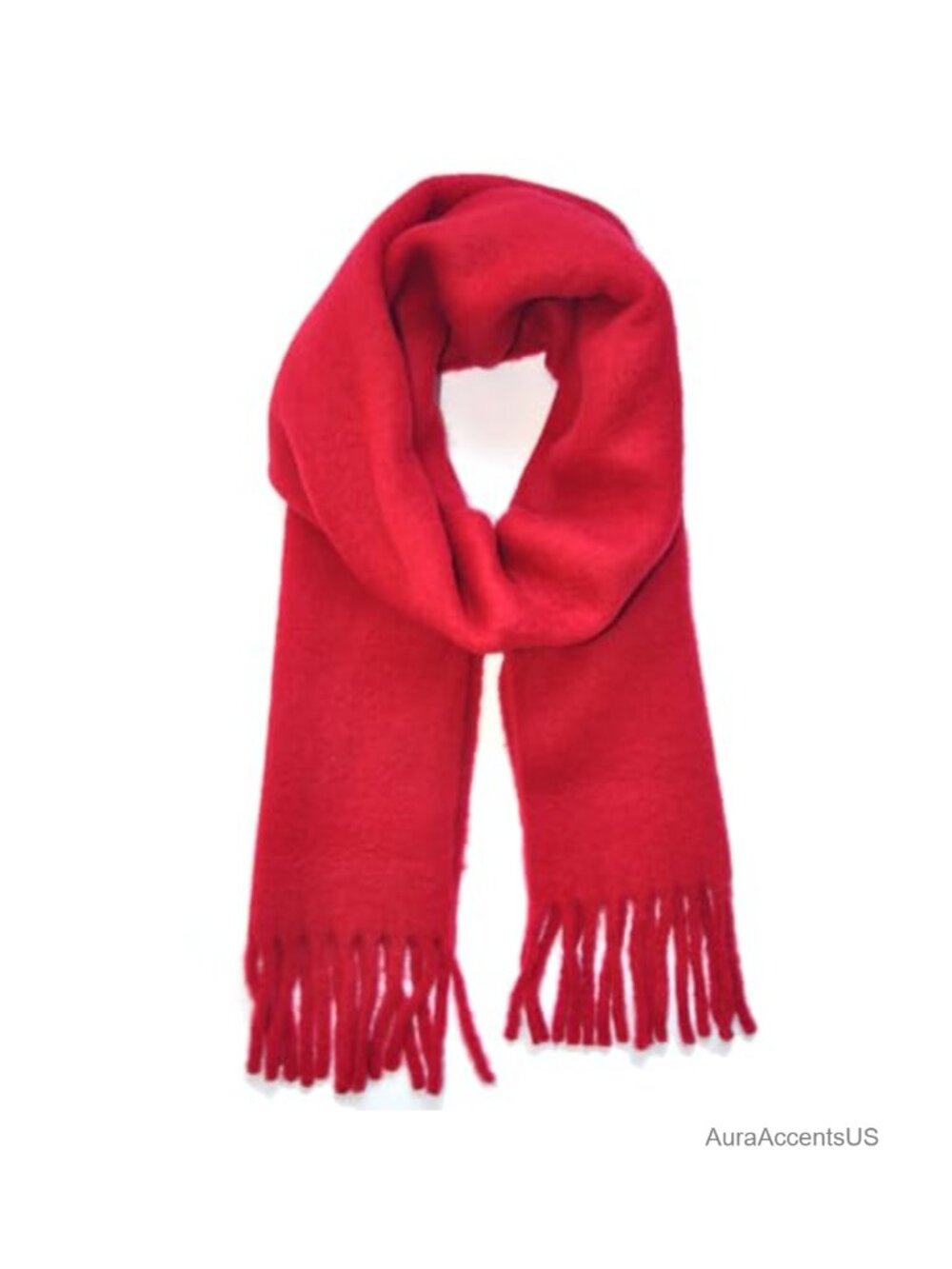 Wool Blend Scarf Shawl Wrap Long Tassel Blanket Oversized Winter Fashion Plaid